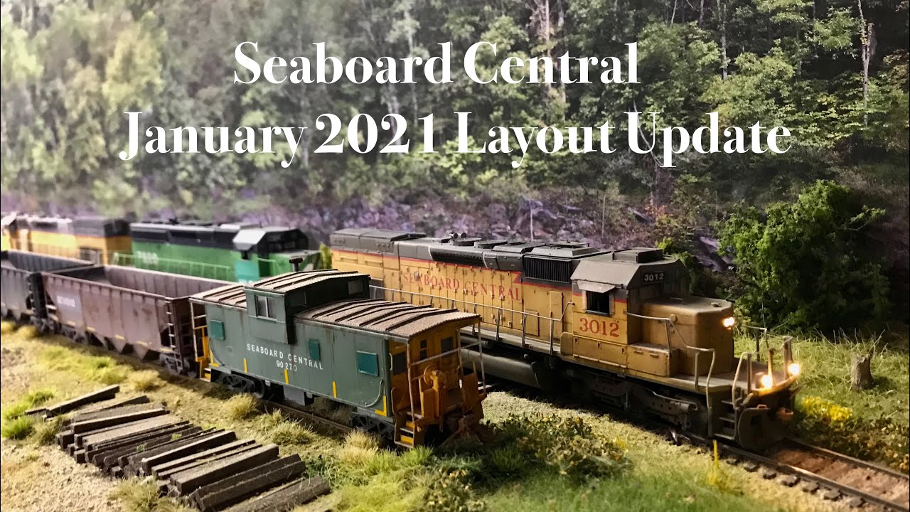 Seaboard Central January 2021 Layout Update