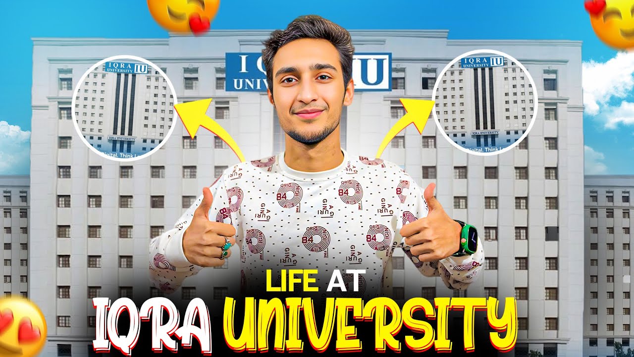 LIFE AT IQRA UNIVERSITY ISLAMABAD || ELITE UNI KA Compete tour