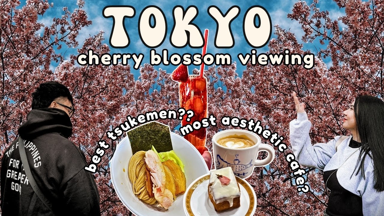 Tokyo Vlog 🇯🇵 Travel Guide for Sakura Season: Festivals, Food, & Hidden Cafes