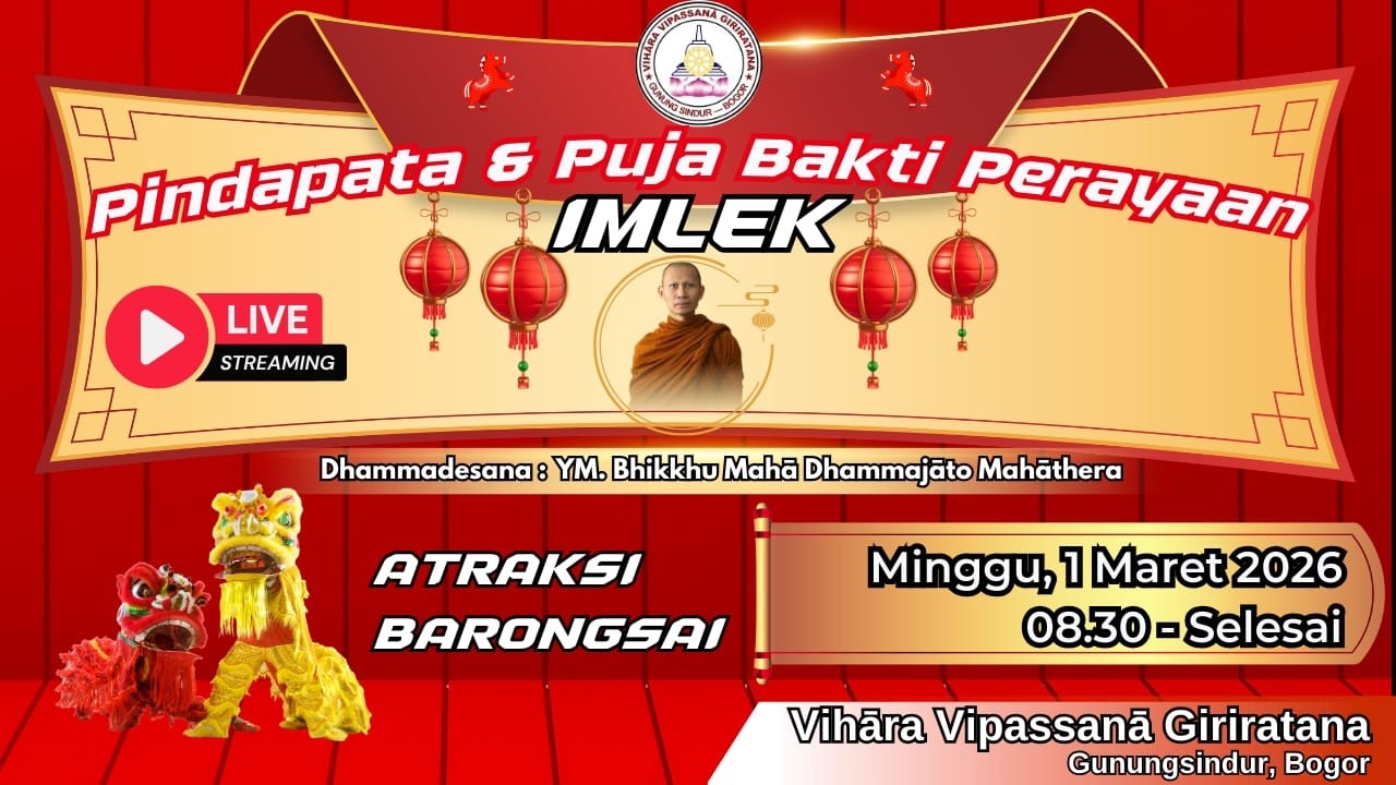 Puja Bakti Perayaan Imlek 2026  | Vihāra Vipassanā Giriratana