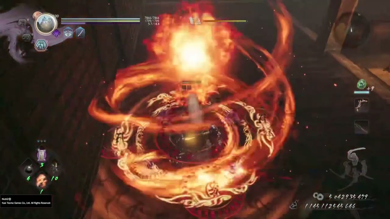 Nioh 2 | Spear & Tonfa Combo practice