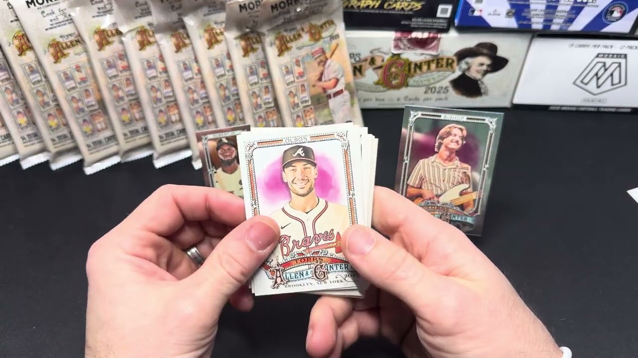 Day 6 Fire! Chrome Minis & Ohtani SP Image Variation — 2025 Allen & Ginter Fat Pack Case Rip