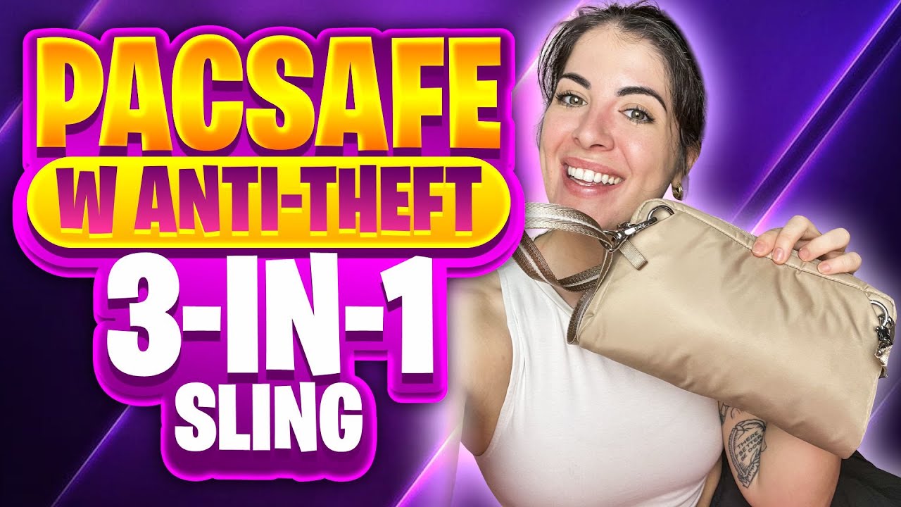 Это самый универсальный и БЕЗОПАСНЫЙ слинг!? (Обзор женского слинга Pacsafe Anti Theft 3 в 1)