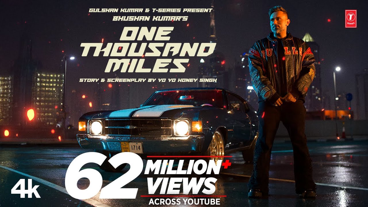 ONE THOUSAND MILES (Official Video): Yo Yo Honey Singh | Mandy Takhar | Desi Kalakaar |Bhushan Kumar