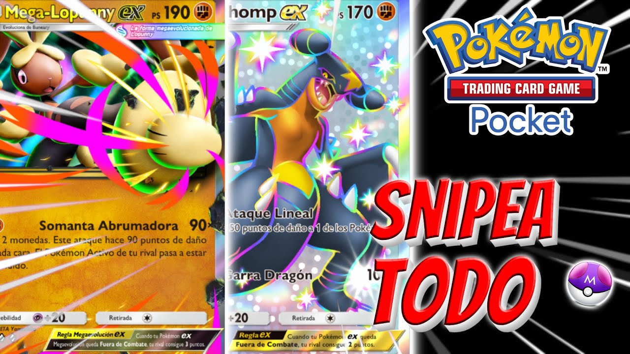 Empezamos las RANKEDS con Mega-Lopunny y Garchomp EX! - Pokemon TCG Pocket