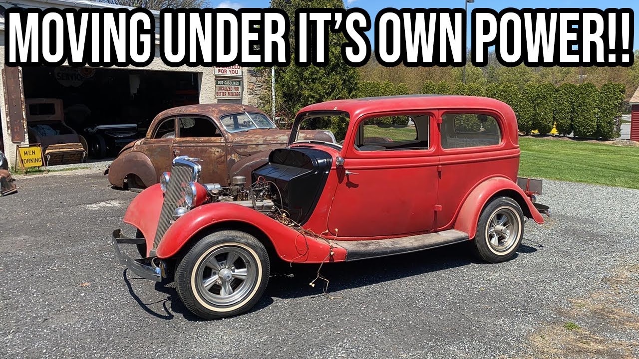 Swapping The Fuel Pump & A Test Drive!!??!! - 1934 Ford Tudor Sedan