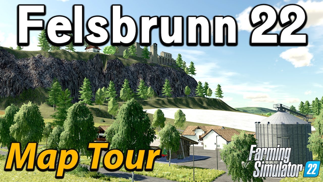 TOP NOTCH FS19 MAP CONVERSION FOR PC! 🚜 FELSBRUNN 22 MAP TOUR!! 🗺️ GRAINMAN TRAVELS ✈️