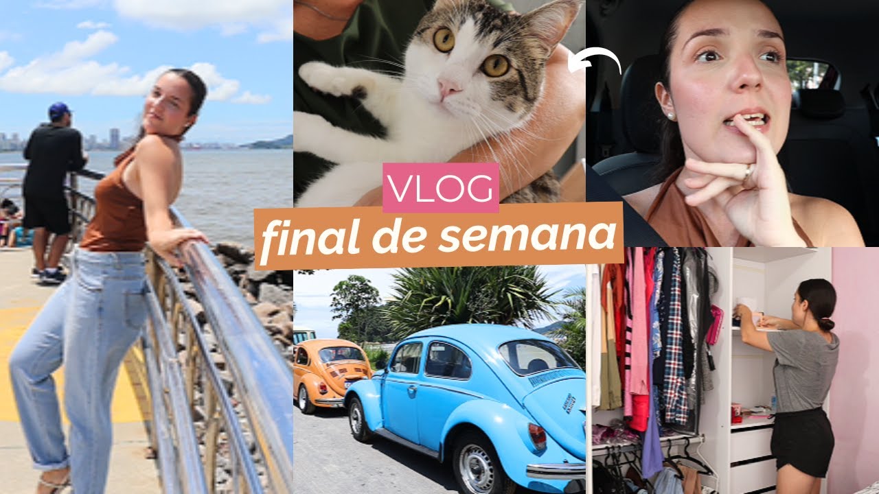VLOG DO MEU FINAL DE SEMANA | Passeio, fotos e muita chuva