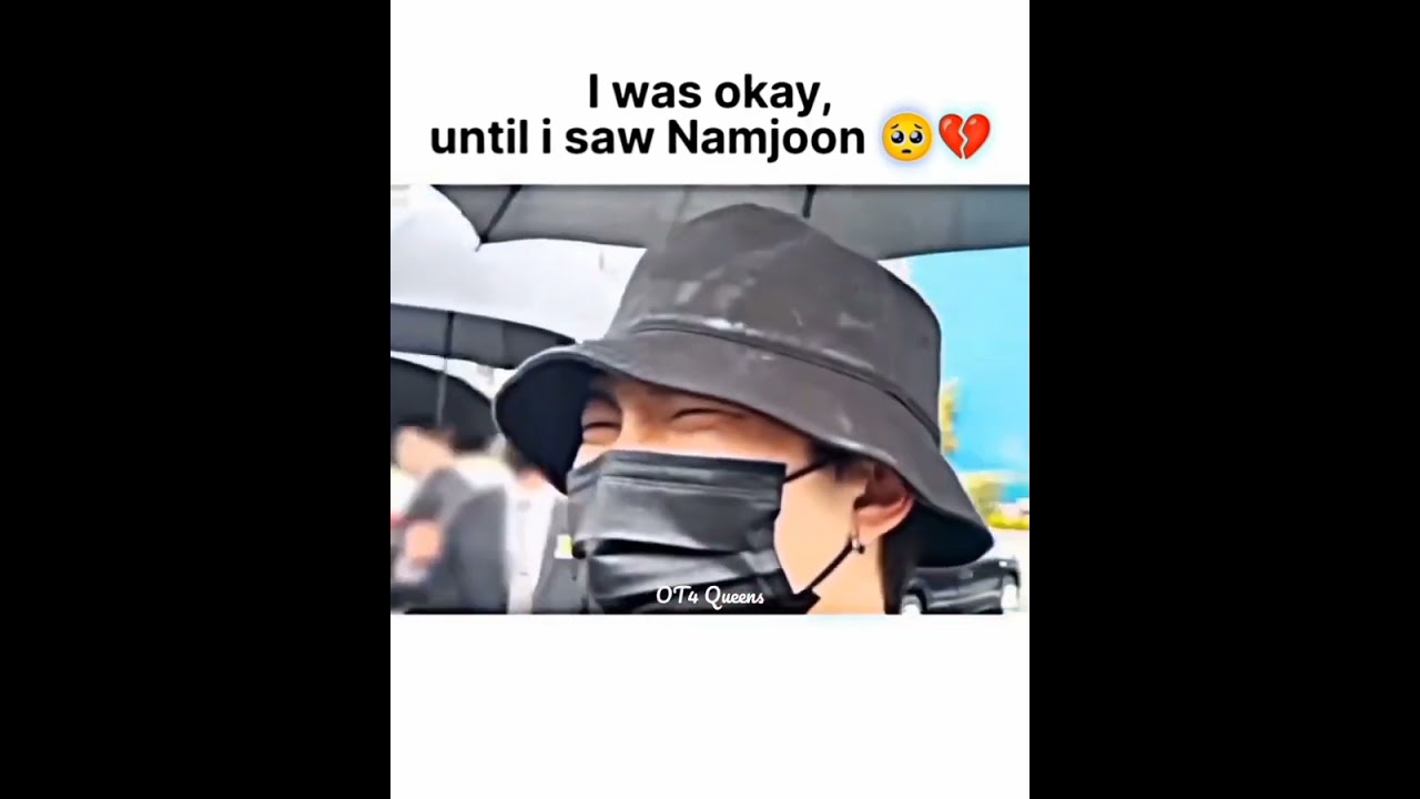 RM was crying.. when jhope was leaving for military 😭😩 