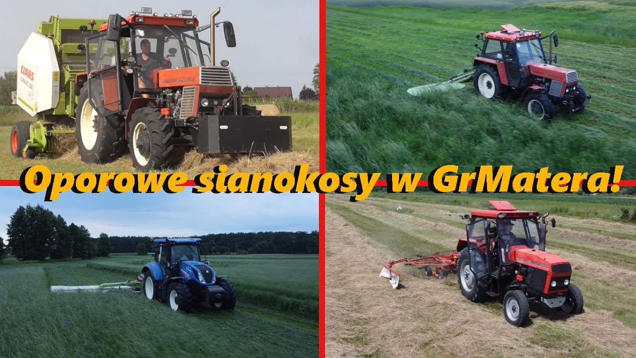 🔥Jedyny Taki Zetor Na YT?!🔥Sianokosy 2024 w GrMatera na 3 ciągniki!⛔2x Zetor i New Holland💪Oporowo🔥