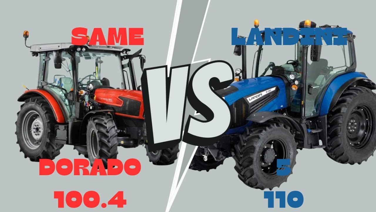 SAME DORADO 100.4 VS LANDINI 5 -  110 #same #landini