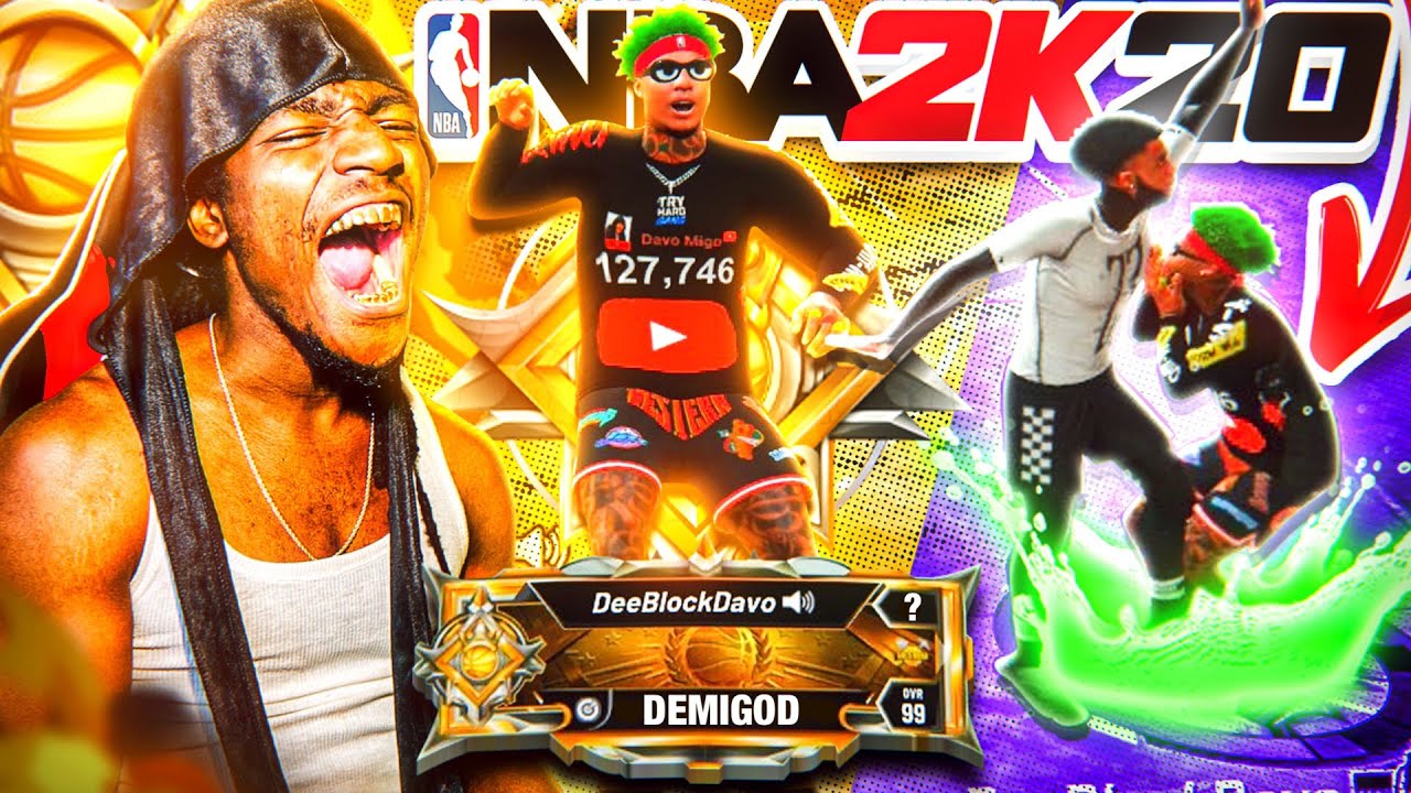 Davo Migo LEGEND 99 Overall DEMIGOD BUILD Back on NBA 2K20! HE DIDN’T MISS!