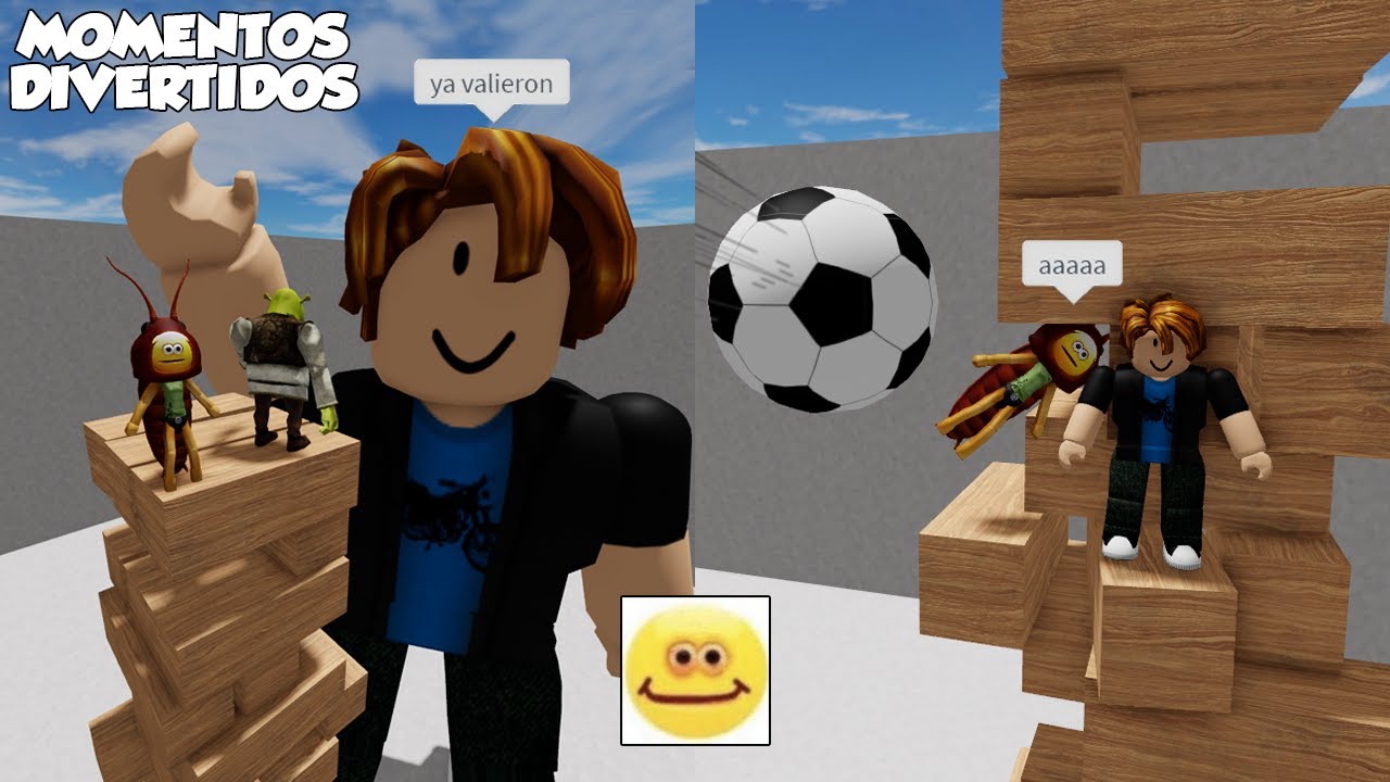 JENGA MOMENTOS DIVERTIDOS (ROBLOX)