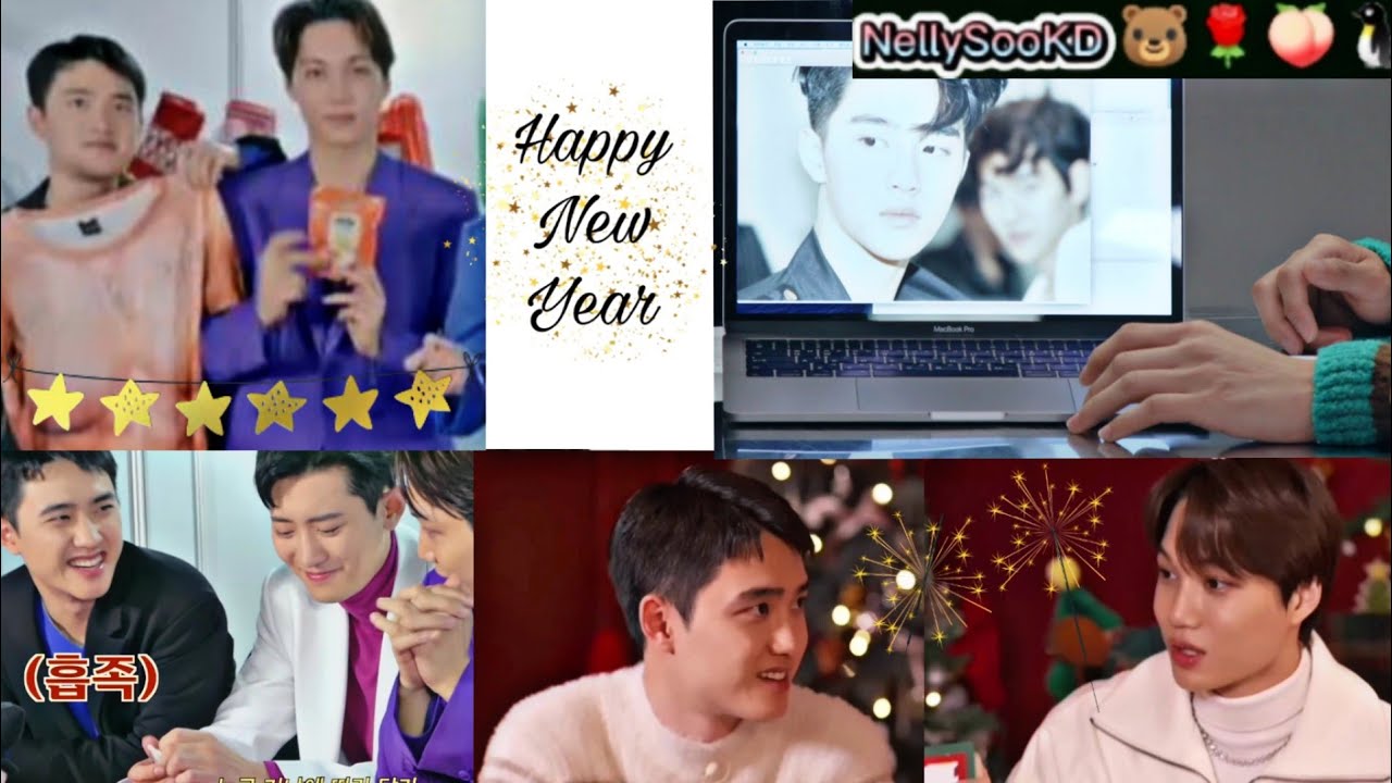KAISOO Moments 🥂 🎁 Happy New Year~ Kaisooits! ❤️🐻🐧