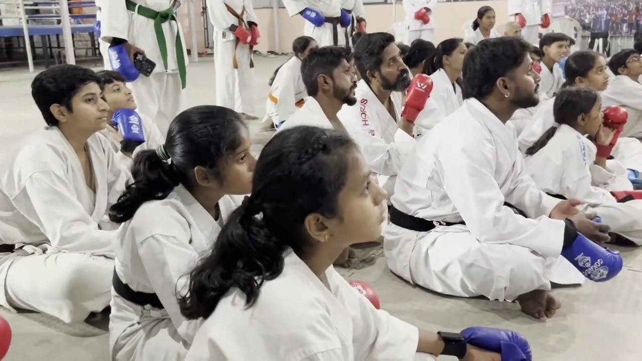 Seminar with shihan M. Piotrkowicz Mushin-ryu Kumite in India, perfecting ura-mawashi geri vol. 2