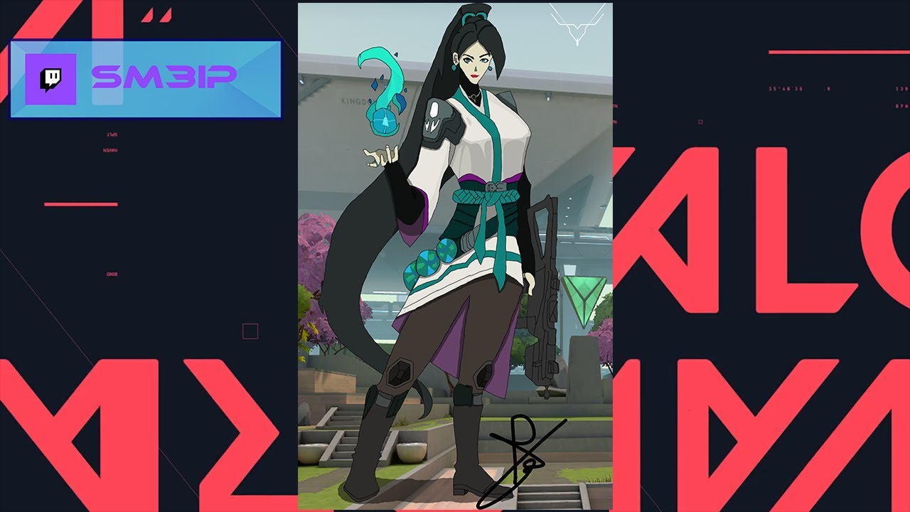 timelapse-drawing #1 sage from valorant