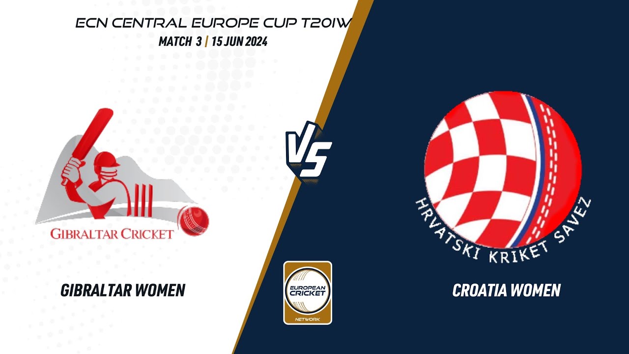 Match 3 - GIB-W vs CRO-W | Highlights | ECN Central Europe Cup T20IW | 15 Jun 2024 | ECN24.031