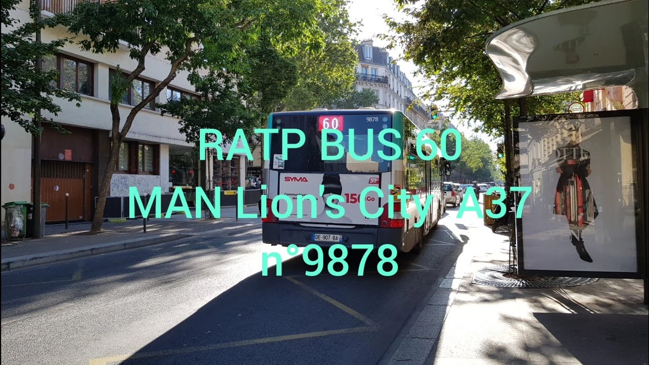 RATP: Bus 60 MAN Lion's City NL253 A37 n°9878 [Voyage]