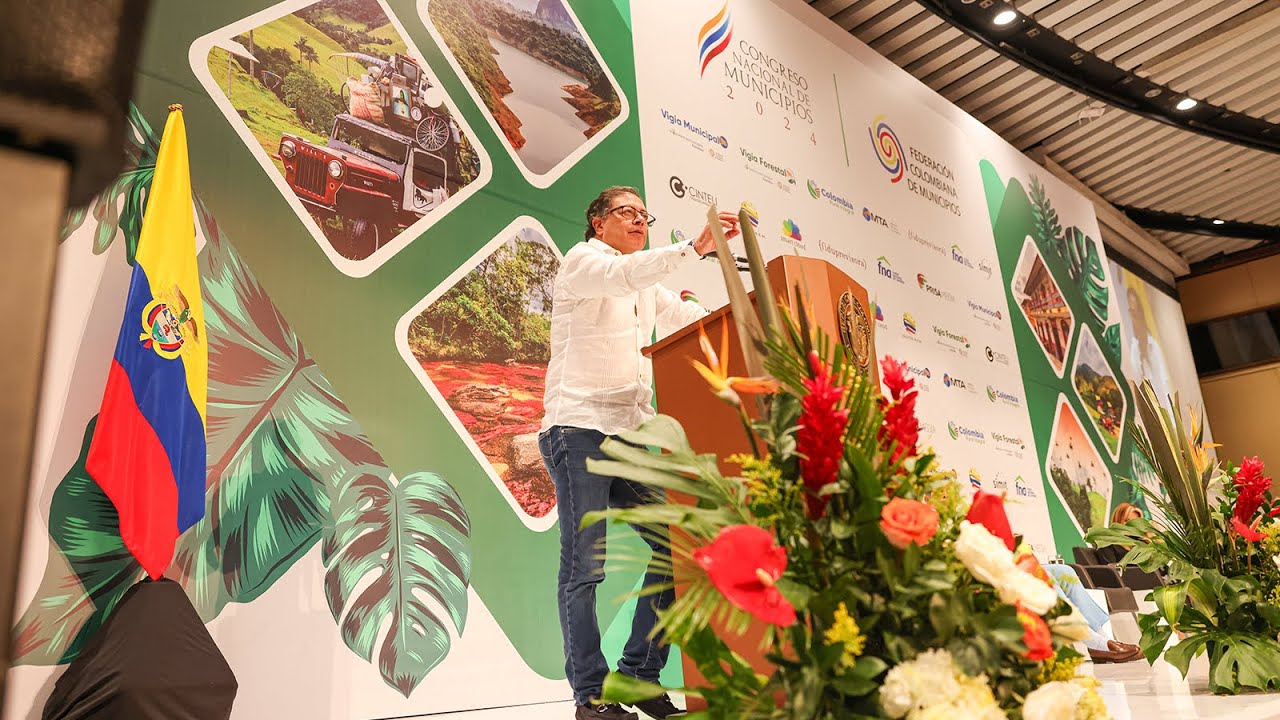 Presidente Gustavo Petro en el Congreso Nacional de Municipios 2024, en Cartagena - 29/febrero/2024