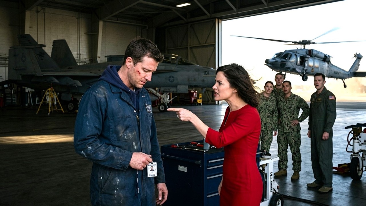 Humiliated and Fired — A Navy Chopper Arrived for the Single Dad Mechanic