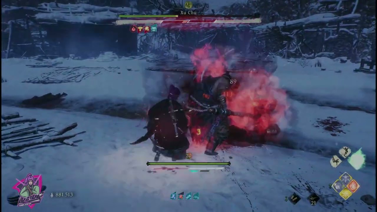 Wo Long: Fallen Dynasty - Xu Chu - No Damage - Solo
