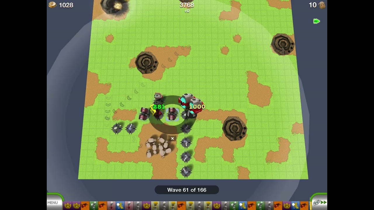 Tower Madness Battlefield | Easy Solution | Fewest Towers