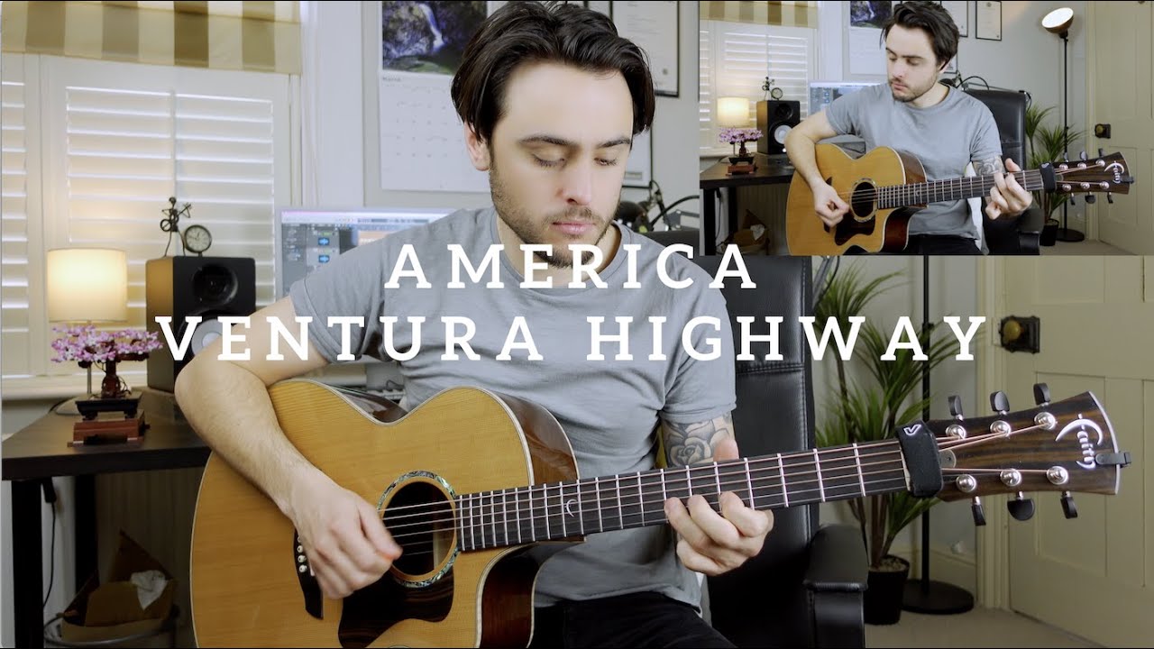 America - 'Ventura Highway' (Intro Riff) guitar cover by George Wood
