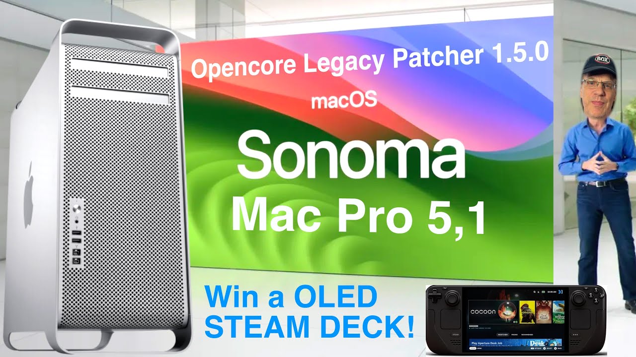 Mac Pro 5,1 Mojave to Sonoma — выиграйте OLED SteamDeck!