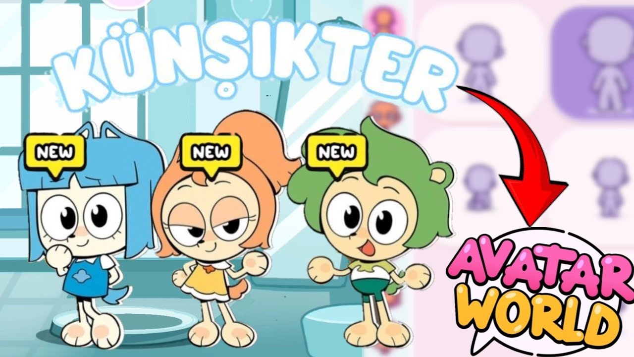 HOW TO MAKE KUNSIKTER CHARACTERS IN PAZU AVATAR WORLD #avatarworld #kunsikter 