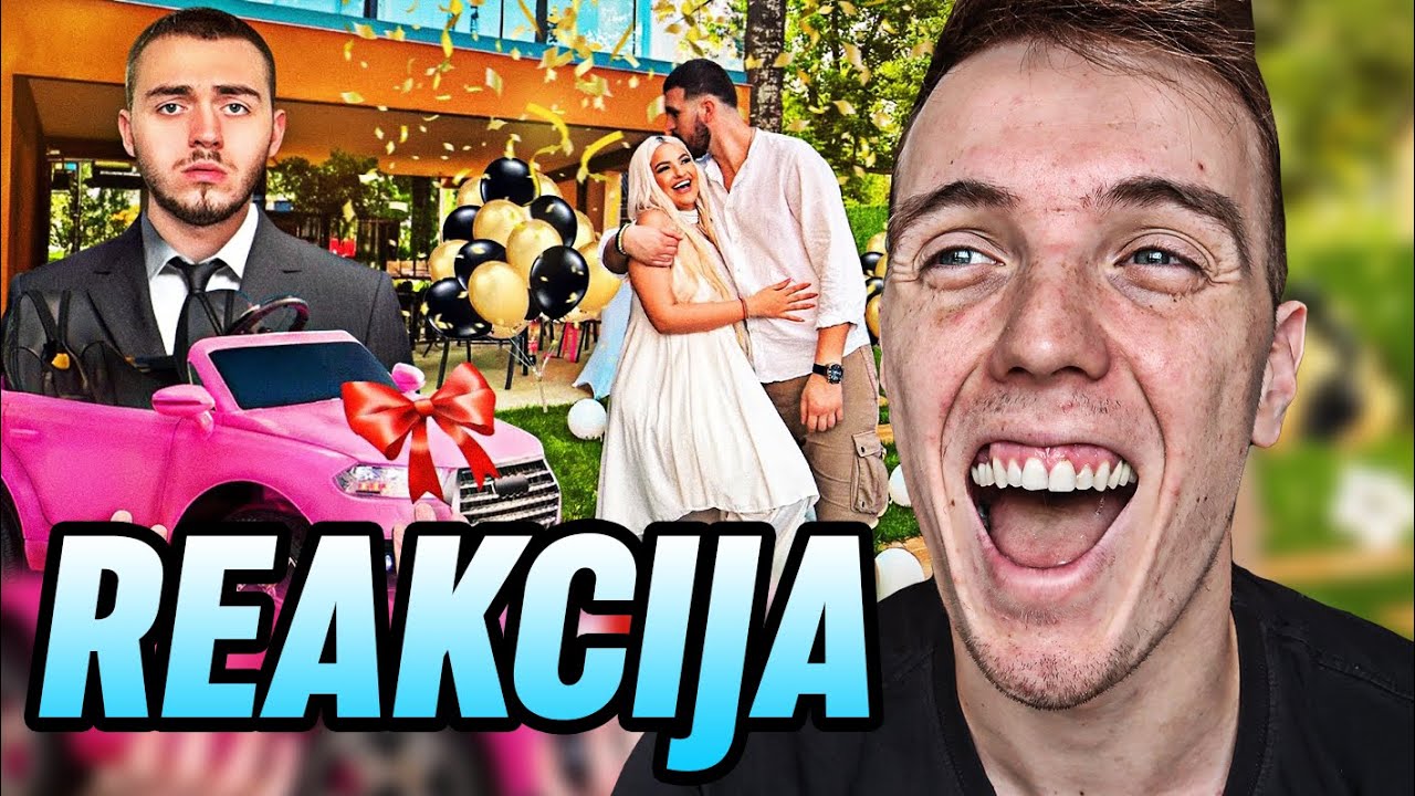 CHODA REAKCIJA na KUPIO SAM AUTO BIVŠOJ DEVOJCI NA PROSLAVI ROÐENDANA!