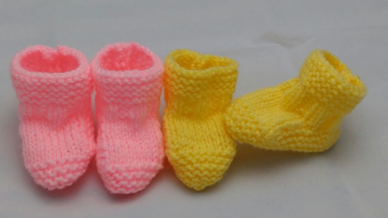 0-3 Month Booties | Beginners Knitted Version 2