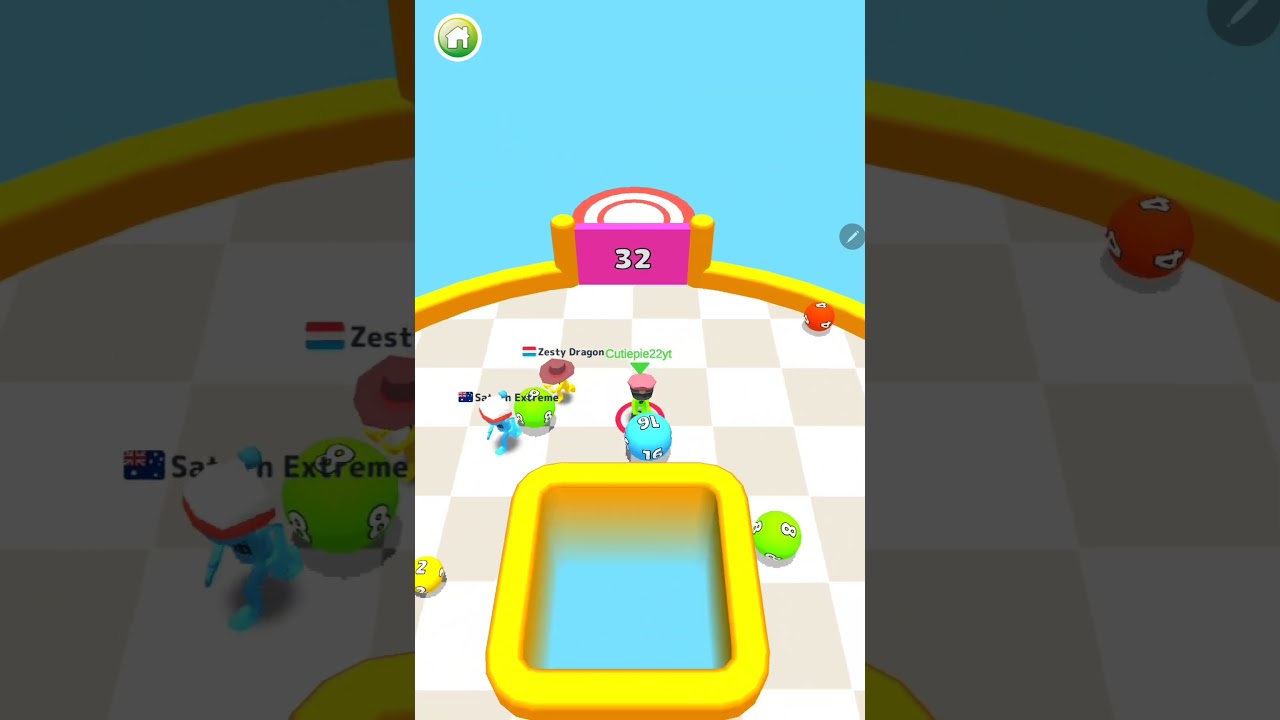 Merge. io 2048 gameplay #ballgamezone #ballrun #viralshorts #viralshort #fyp