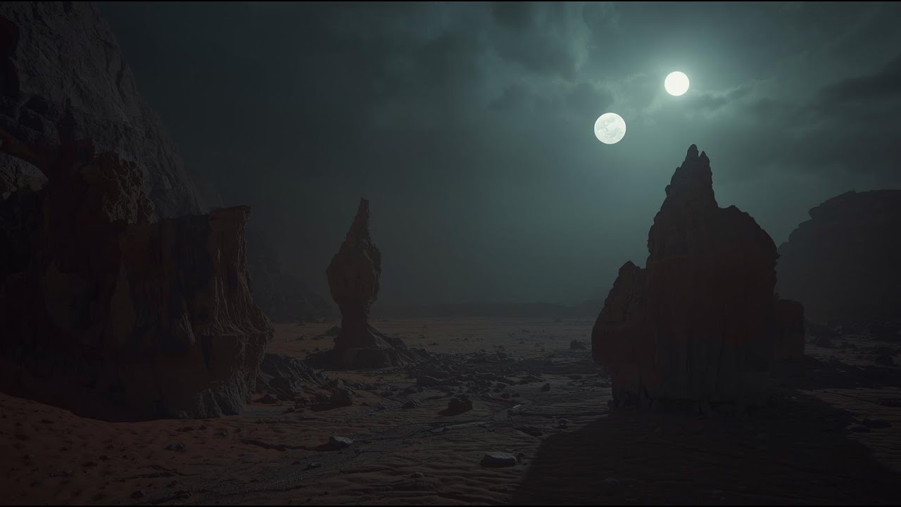 Silent Alien Wasteland – Calm Sci-Fi Music for Studying