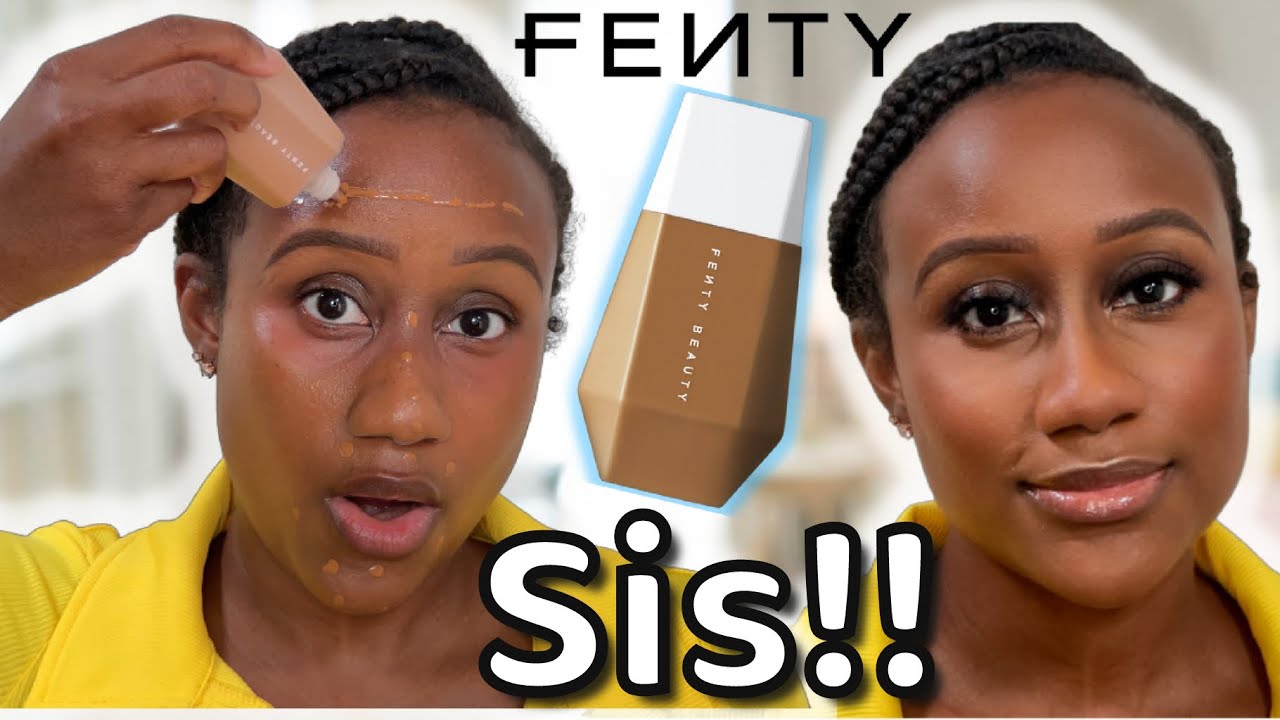 Best Skin Tint For Dark Skin!? FENTY Beauty Skin Tint Review + Demo | Shade 20