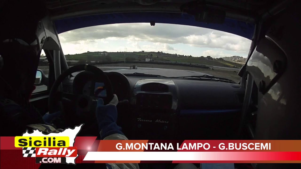 G.Montana Lampo - G.Buscemi al 1° Racalmuto Rally Experience
