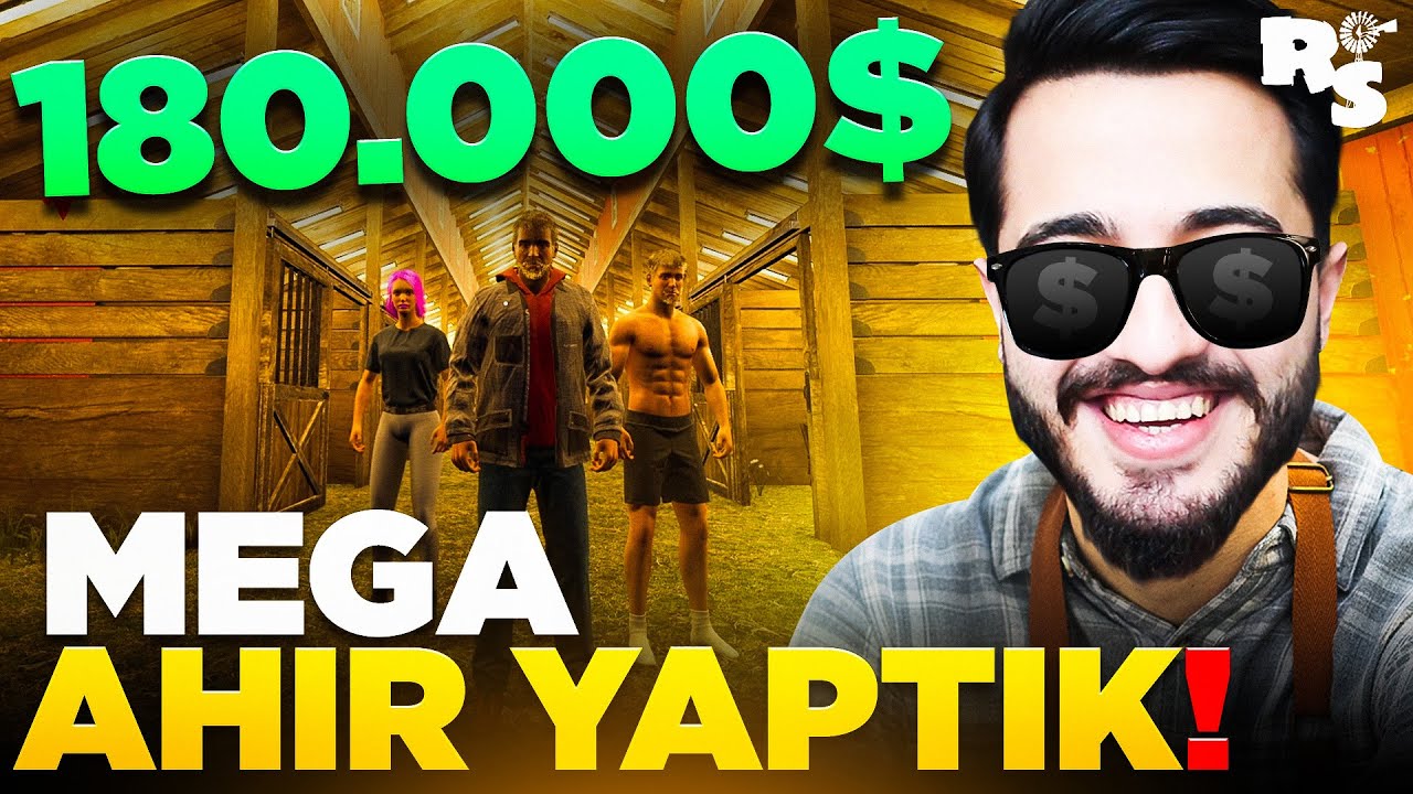 1000 HAYVAN KAPASİTELİ DEV AHIR YAPTIK! 190 BİN DOLARIMIZ OLDU! Ranch Simülatör #10