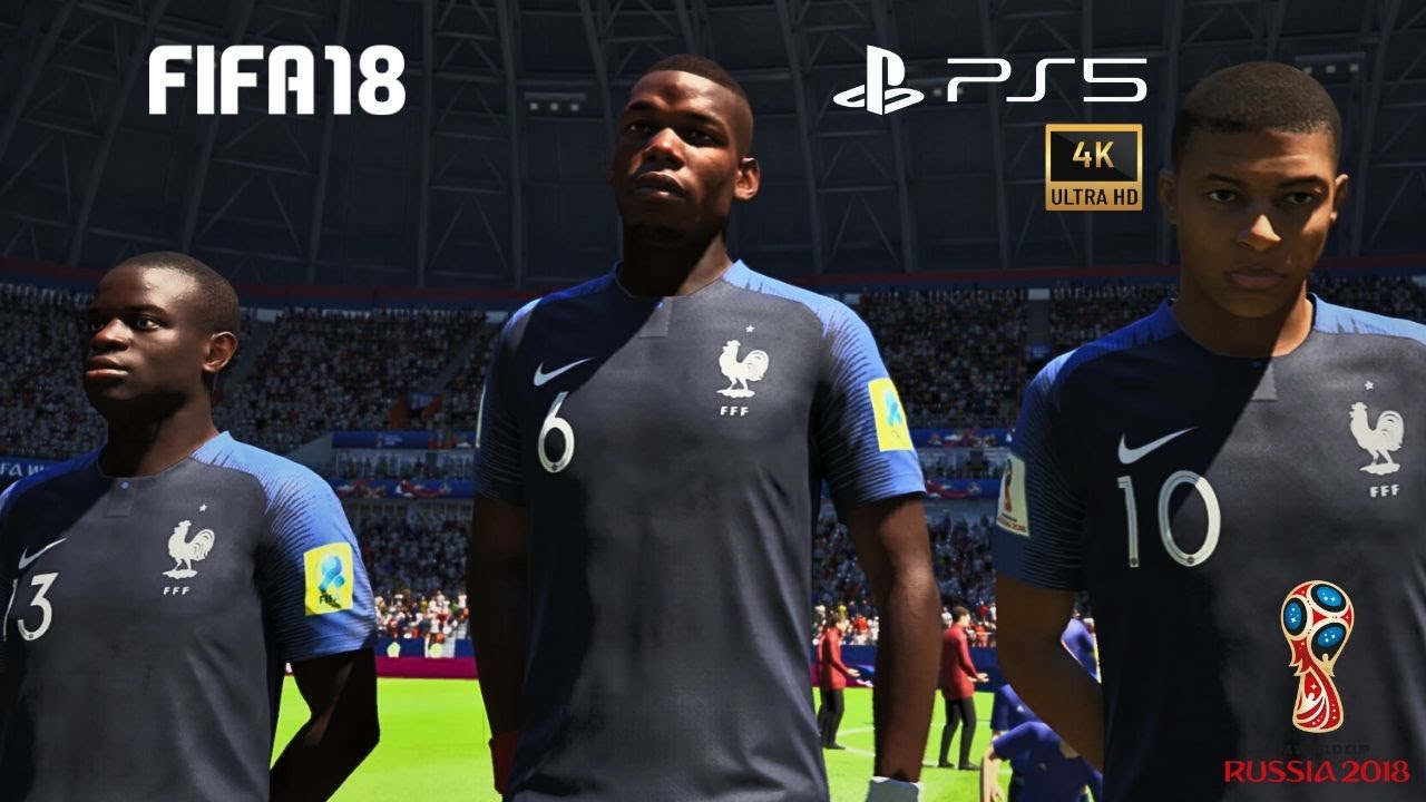 FIFA 18 - Perú vs Francia | Rusia 2018 | PS5 4K 60 fps