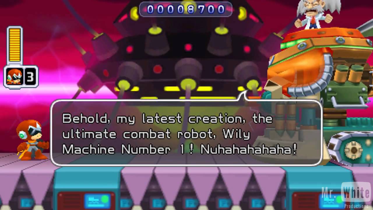 Megaman Powered Up -PSP- Protoman ,Dr. Wily & End Credits [HD]