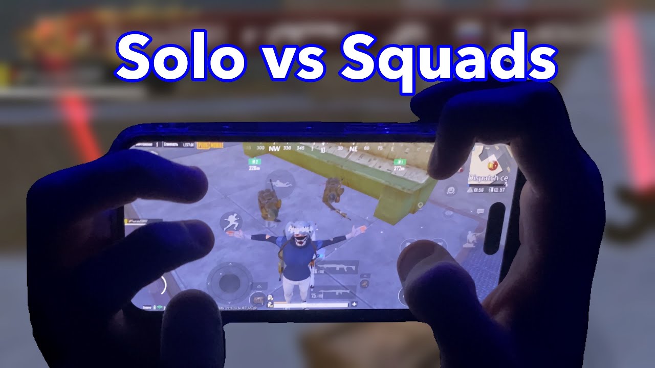 Соло vs Сквадов в Metro Royale (handcam)