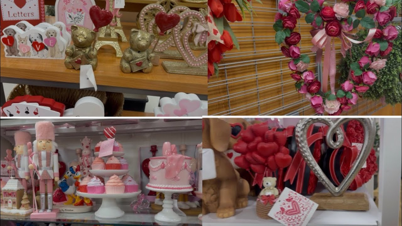 Decoración de san Valentín 💝en la tienda de Homegood y TJmaxx 2026