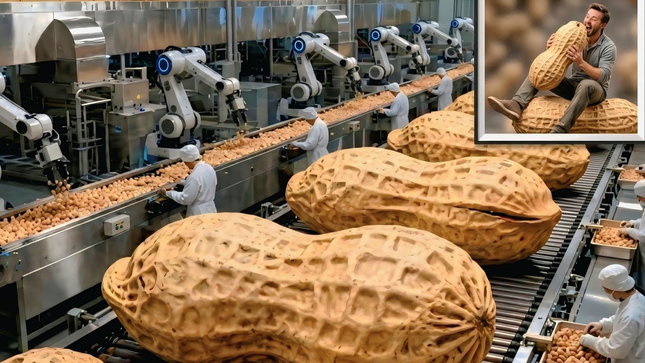 Inside a Mega Peanut Factory: From Farm to Crunchy Snack (Full High-Tech Process)