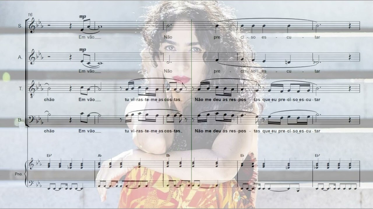Depois (Marisa Monte) - Arranjo para Coral a 4 Vozes SATB e Piano