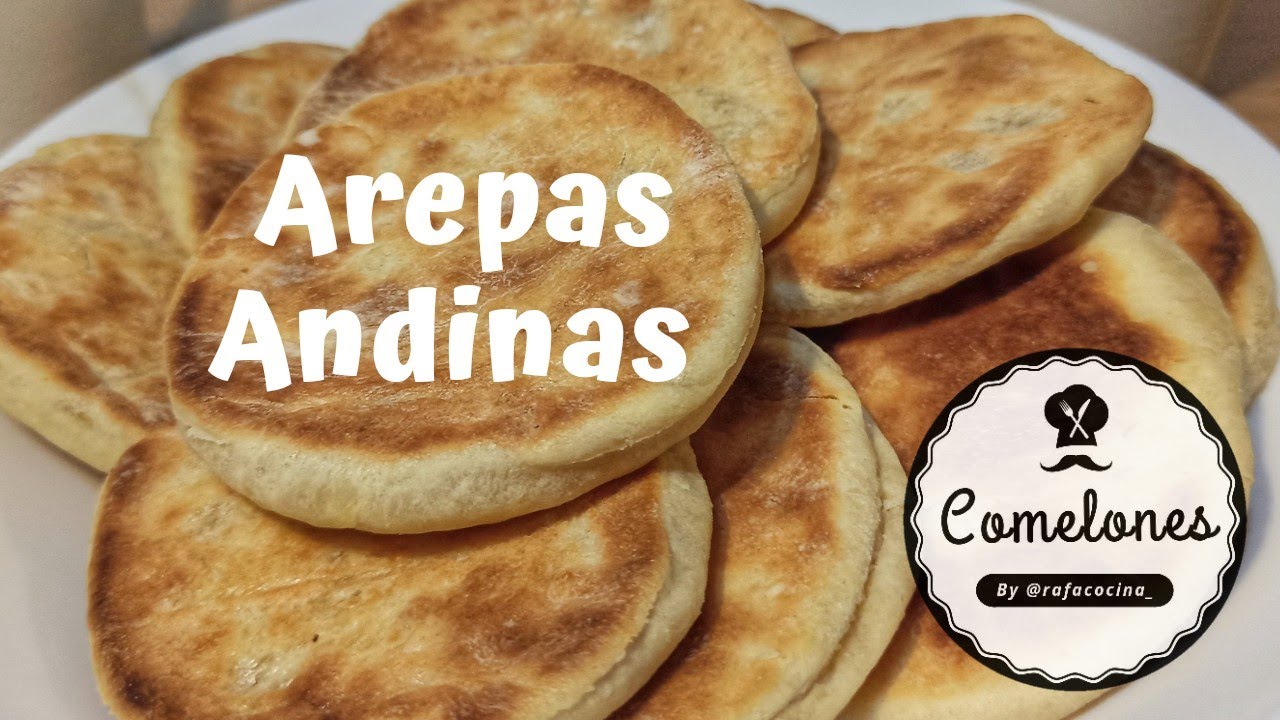 Arepas Andinas Venezolanas (Arepas de harina de trigo) #recetascomelones