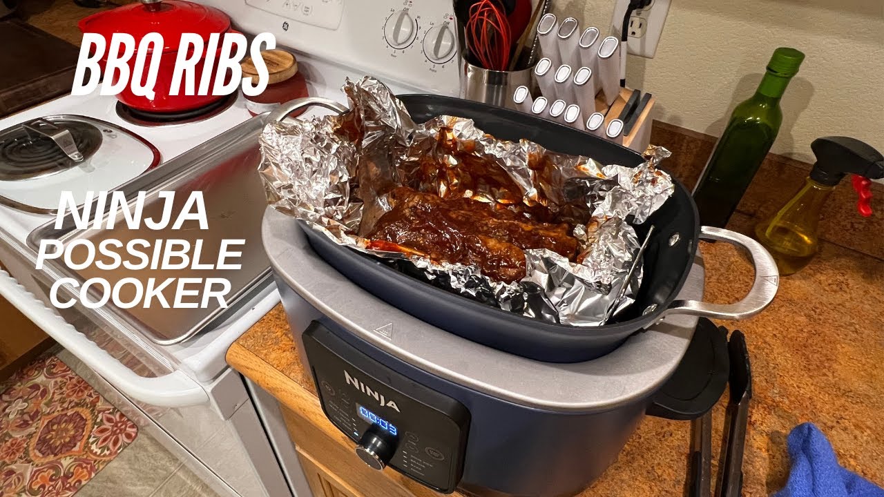 BBQ Ribs  in the Ninja Possible Cooker: Easy and Delicious!