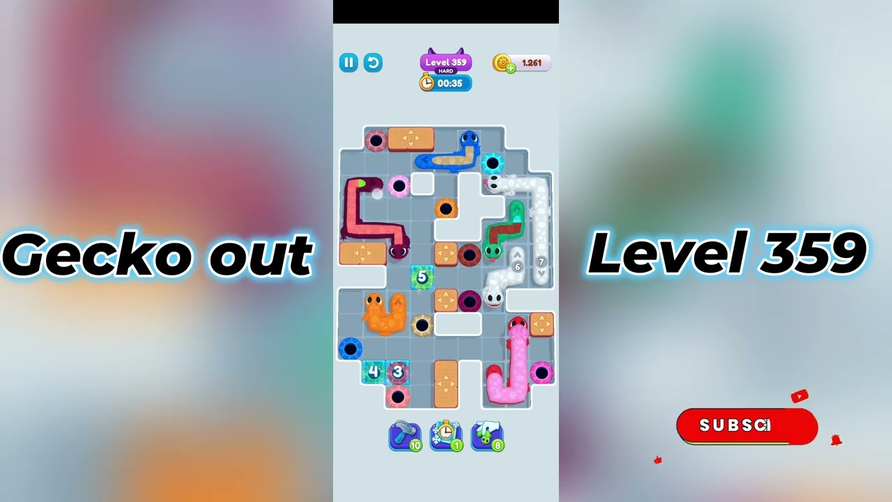Gecko Out Level 359 Walkthrough 🧩 | Step-by-Step Puzzle Guide | SolutionGuruji