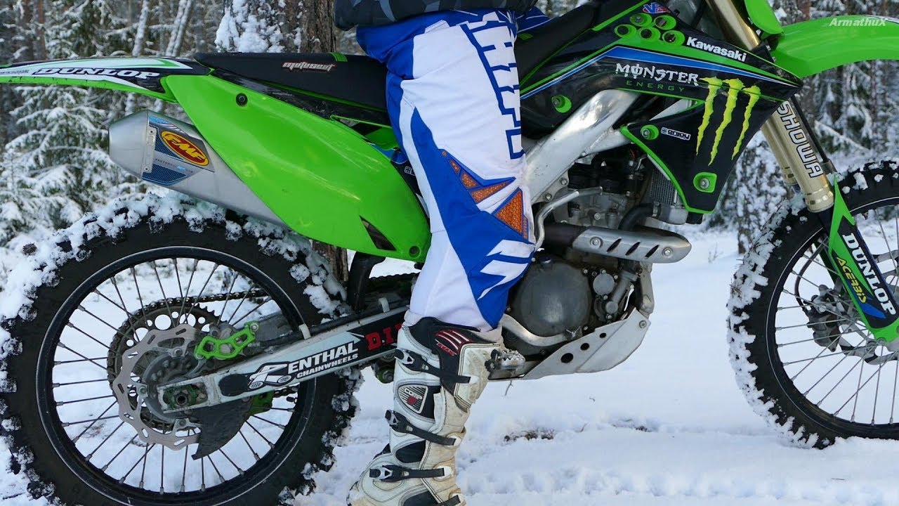 Kawasaki KX250F - Snow Braaps