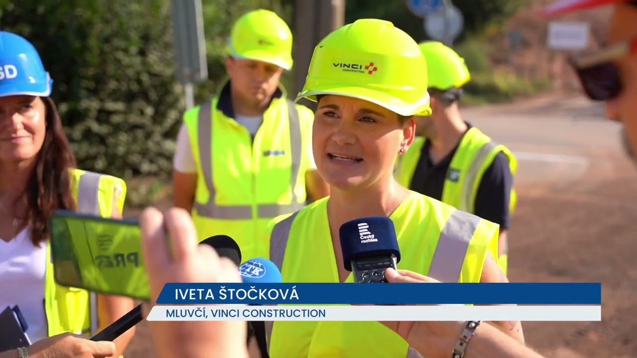 Stavbaři dosáhli důležitého milníku při budování obchvatu Náchoda