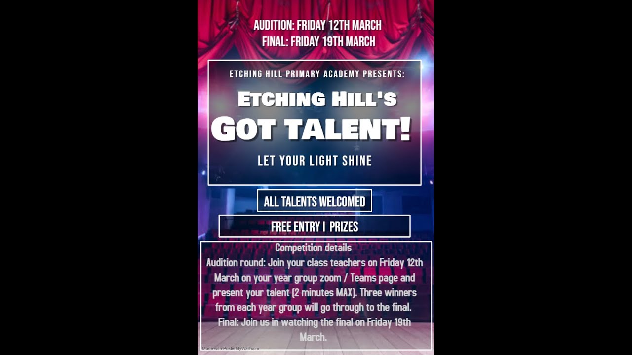 Etching Hill Primary Academy - Etching Hill's Got Talent