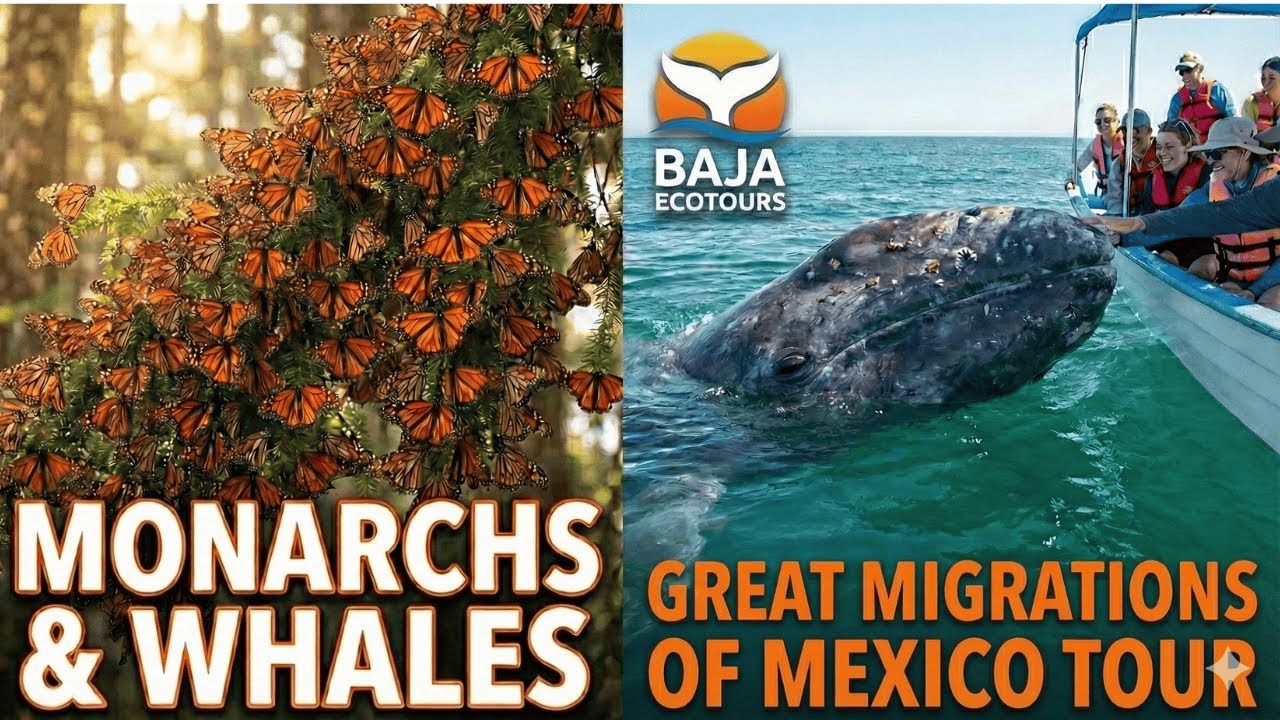 Great Migrations of Mexico: Monarch Butterflies & Gray Whales Tour (9 Days)