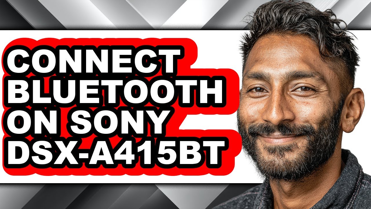 How to Connect Bluetooth on Sony Dsx-a415bt - Step by Step